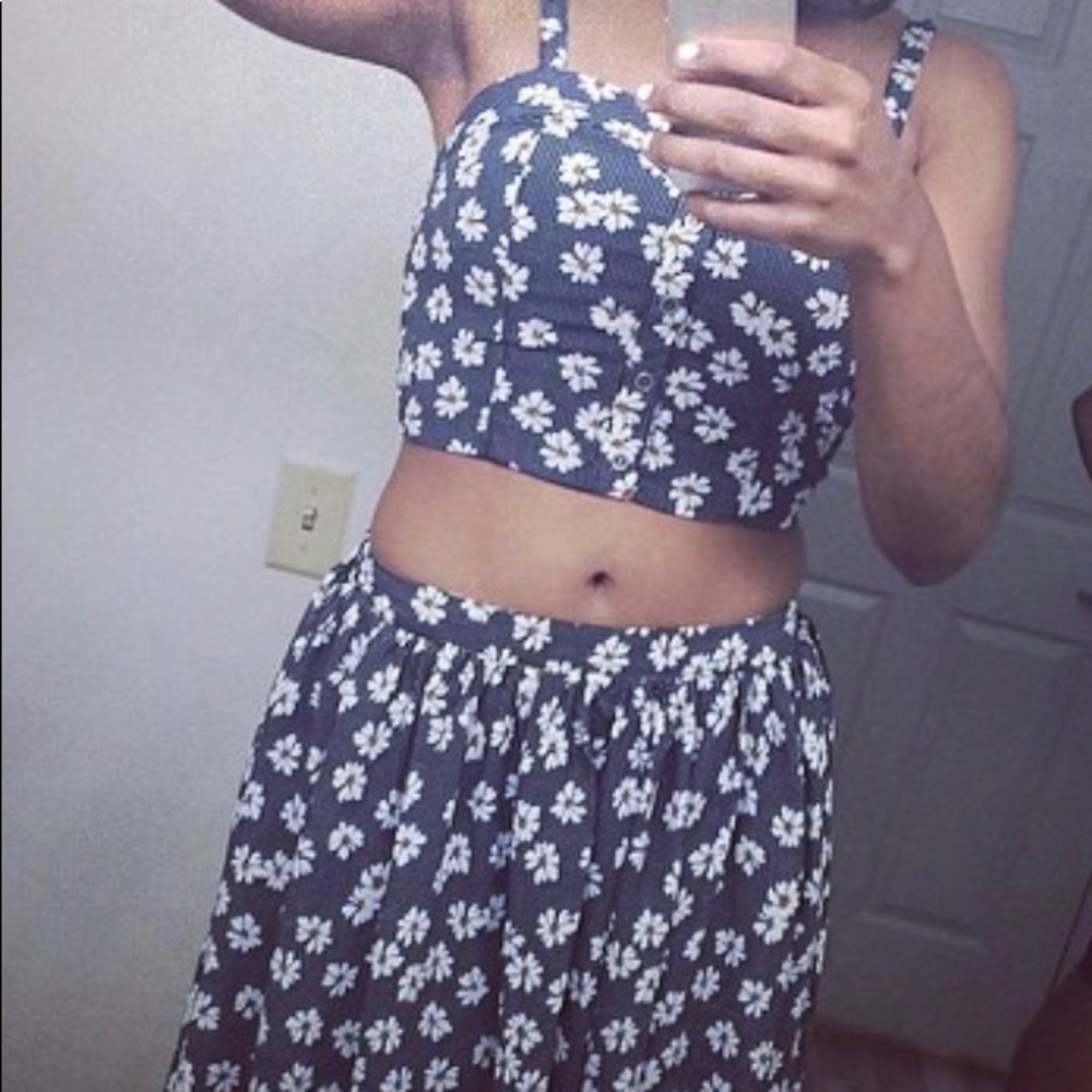 Super cute and flirty summer two piece set!